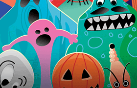 Monsters Vector Illustration
