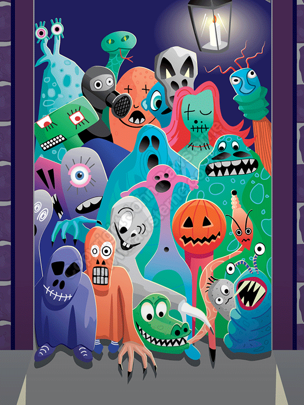 Monsters Vector Illustration